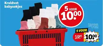 Kruidvat Kruidvat babysokjes aanbieding