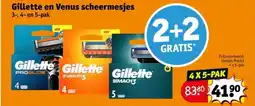Kruidvat Gillette en Venus scheermesjes aanbieding