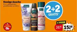 Kruidvat Kneipp douche aanbieding