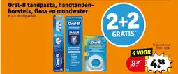 Kruidvat Oral-B tandpasta, handtandenborstels, floss en mondwater aanbieding