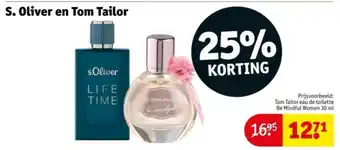 Kruidvat S. Oliver en Tom Tailor aanbieding