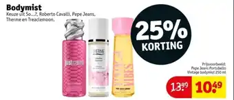 Kruidvat Bodymist aanbieding