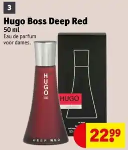 Kruidvat Hugo Boss Deep Red aanbieding