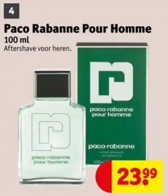 Kruidvat Paco Rabanne Pour Homme aanbieding
