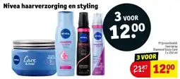 Kruidvat Nivea haarverzorging en styling aanbieding