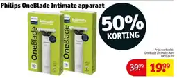 Kruidvat Philips OneBlade Intimate apparaat aanbieding