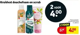 Kruidvat Kruidvat douchefoam en scrub aanbieding