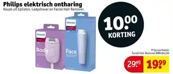 Kruidvat Philips elektrisch ontharing aanbieding