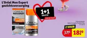 Kruidvat L'Oréal Men Expert Gezichtsverzorging aanbieding