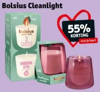 Kruidvat Bolsius Cleanlight aanbieding