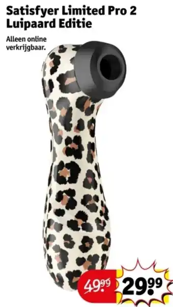 Kruidvat Satisfyer Limited Pro 2 Luipaard Editie aanbieding