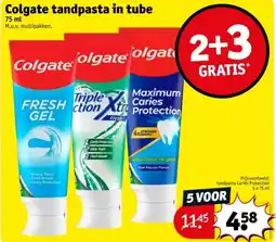 Kruidvat Colgate tandpasta in tube aanbieding