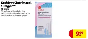 Kruidvat Kruidvat Clotrimazol 10mg/G aanbieding