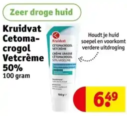 Kruidvat Kruidvat Cetomacrogol Vetcrème 50% aanbieding