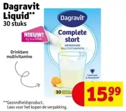 Kruidvat Dagravit Liquid aanbieding