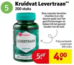 Kruidvat Kruidvat Levertraan aanbieding