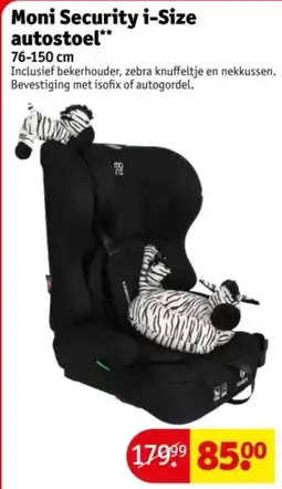 Kruidvat Moni Security i-Size autostoel aanbieding