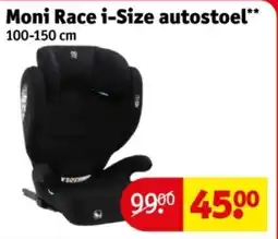Kruidvat Moni Race i-Size autostoel aanbieding
