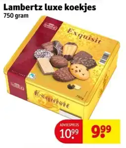Kruidvat Lambertz luxe koekjes aanbieding
