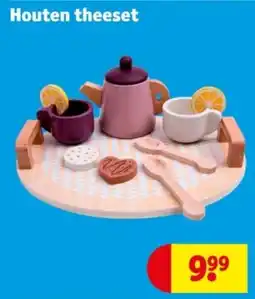 Kruidvat Houten theeset aanbieding