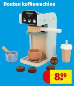 Kruidvat Houten koffiemachine aanbieding