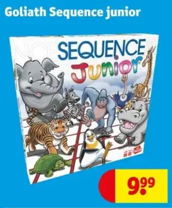 Kruidvat Goliath Sequence junior aanbieding