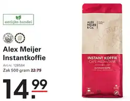 Sligro Alex Meijer Instantkoffie aanbieding