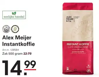 Sligro Alex Meijer Instantkoffie aanbieding