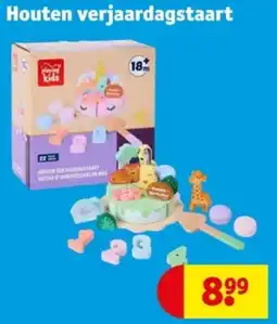 Kruidvat Houten verjaardagstaart aanbieding