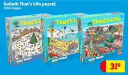 Kruidvat Goliath That's Life puzzel aanbieding
