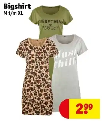 Kruidvat Bigshirt aanbieding
