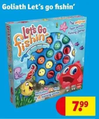 Kruidvat Goliath Let's go fast-action fishing game! aanbieding