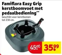 Kruidvat Famiflora Easy Grip kerstboomvoet met pedaalbediening aanbieding