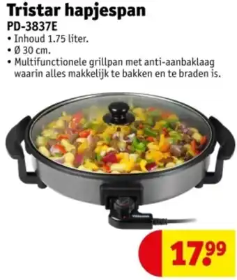 Kruidvat Tristar hapjespan PD-3837E aanbieding