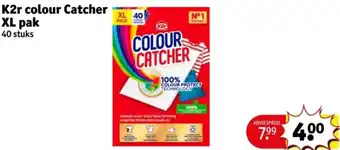 Kruidvat K2r colour Catcher XL pak aanbieding