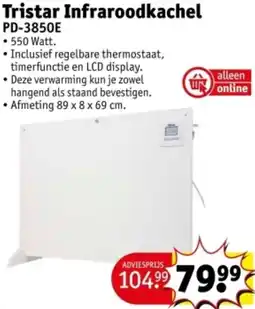 Kruidvat Tristar Infraroodkachel PD-3850E aanbieding