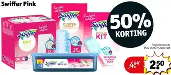 Kruidvat Swiffer Pink aanbieding