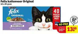 Kruidvat Felix kattenvoer Original aanbieding