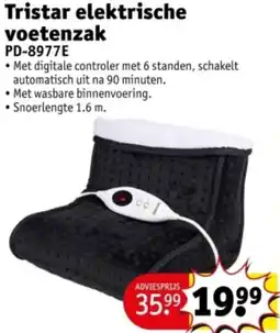 Kruidvat Tristar elektrische voetenzak PD-8977E aanbieding