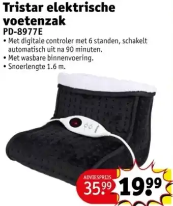 Kruidvat Tristar elektrische voetenzak PD-8977E aanbieding
