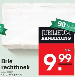 Sligro Brie rechthoek aanbieding