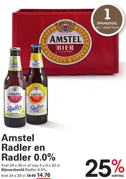 Sligro Amstel Radler en Radler 0.0% aanbieding
