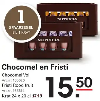 Sligro Chocomel en Fristi aanbieding