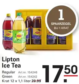 Sligro Lipton Ice Tea aanbieding