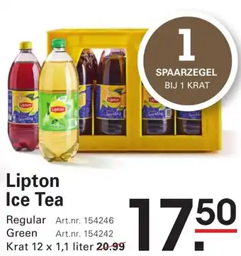 Sligro Lipton Ice Tea aanbieding