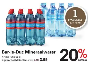 Sligro Bar-le-Duc Mineraalwater aanbieding