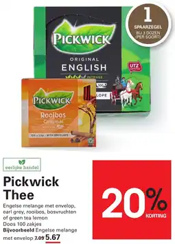 Sligro Pickwick Thee aanbieding