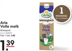 Sligro Arla Volle melk aanbieding