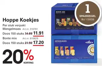 Sligro Hoppe Koekjes aanbieding