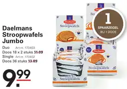 Sligro Daelmans Stroopwafels Jumbo aanbieding